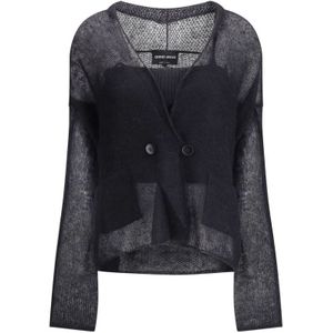 Giorgio Armani, Dames, Truien, Zwart, Maat: XL Wol,