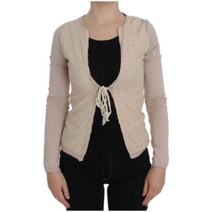 Pink Memories, Dames, Truien, Beige, Maat: S Katoen,