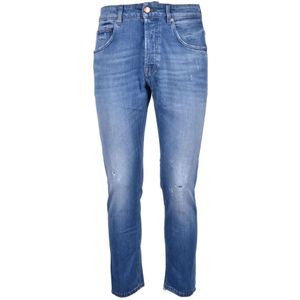 Don The Fuller, Heren, Jeans, Blauw, Maat: W30 Katoen,