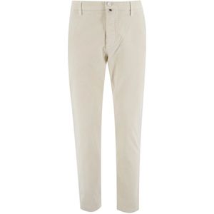 Jacob Cohën, Heren, Broeken, Wit, Maat: W33 Katoen,
