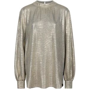 Esqualo, Dames, Blouses & Shirts, Groen, Maat: XS Spandex,