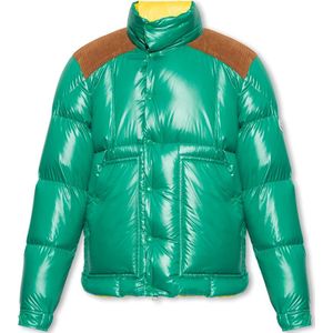 Moncler, Heren, Jassen, Groen, Maat: S Corduroy,