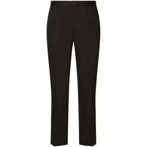 Dolce & Gabbana, Heren, Broeken, Zwart, Maat: 2XL
