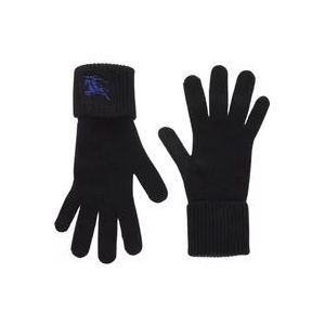 Burberry Kasjmier Zwarte Handschoenen , Black , Dames , Maat: S/M