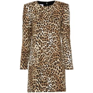 Moschino, Dames, Jurken, Veelkleurig, Maat: S