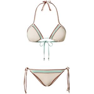 Twinset, Dames, Badkleding, Beige, Maat: L Polyamide,