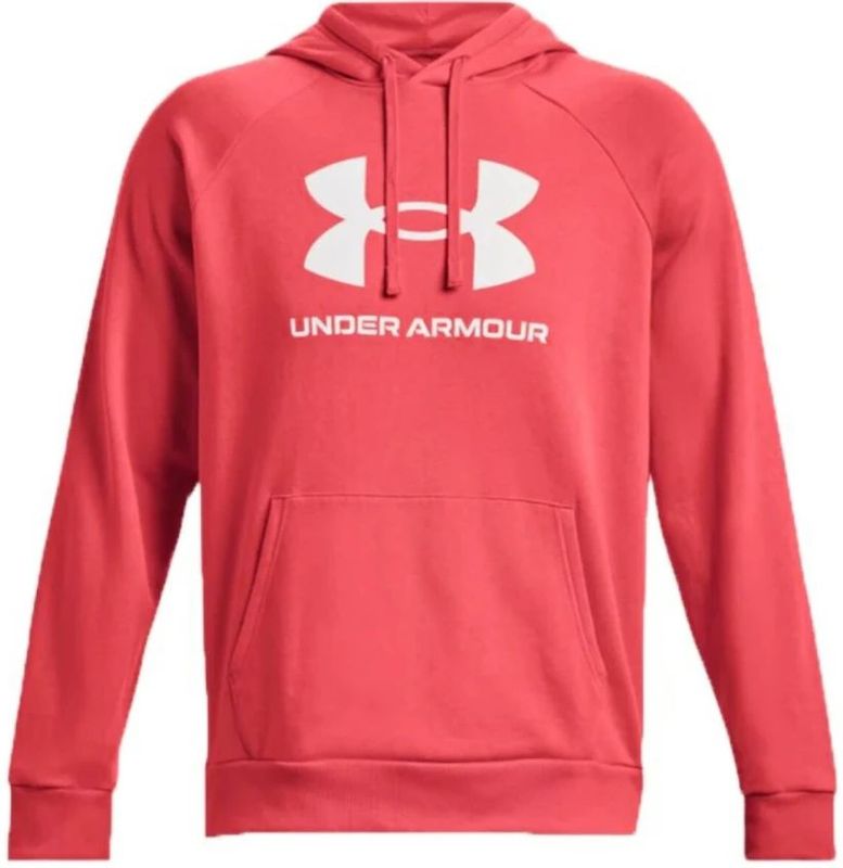 Under Armour - Hoodie - Rood - Sportieve Sweatshirt voor Herfst/Winter