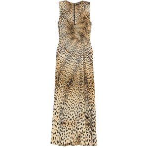 Roberto Cavalli, Dames, Jurken, Bruin, Maat: S