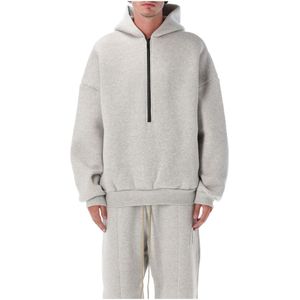 Fear Of God, Heren, Sweatshirts & Hoodies, Grijs, Maat: M Katoen,