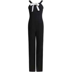 Max Mara, Dames, Jumpsuits & Playsuits, Zwart, Maat: XS Poliester,