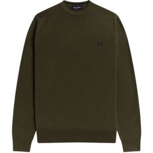Fred Perry, Heren, Truien, Groen, Maat: L Katoen,