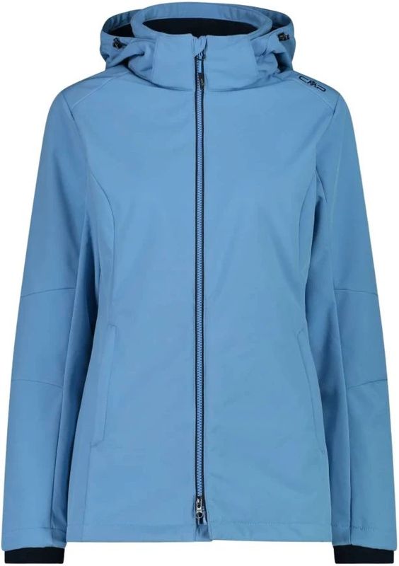 Dames wandeljas met rits en capuchon CMP