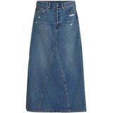 LEVI'S - Long Skirt - Spijkerrok - Blauw - A-lijn
