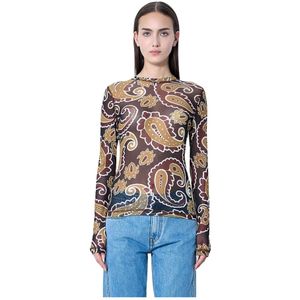 JW Anderson, Dames, Tops, Bruin, Maat: XS Katoen,