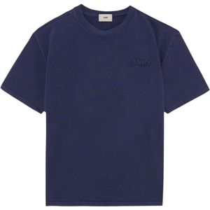 Autry, Heren, Tops, Blauw, Maat: S Katoen,