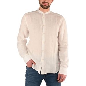 Peuterey, Heren, Overhemden, Beige, Maat: 2XL Linnen,