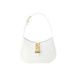 Versace Leather shoulder-bags , White , Dames , Maat: ONE Size