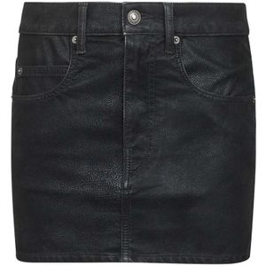 Isabel Marant, Dames, Rokken, Zwart, Maat: XS Denim,