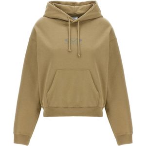 Vetements, Dames, Sweatshirts & Hoodies, Beige, Maat: XS Katoen,
