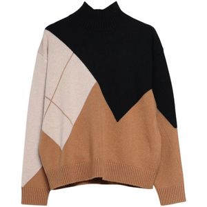 Kaos, Dames, Truien, Veelkleurig, Maat: M Wol,