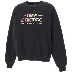 New Balance - Fleece Sweatshirt - Zwart - Dames