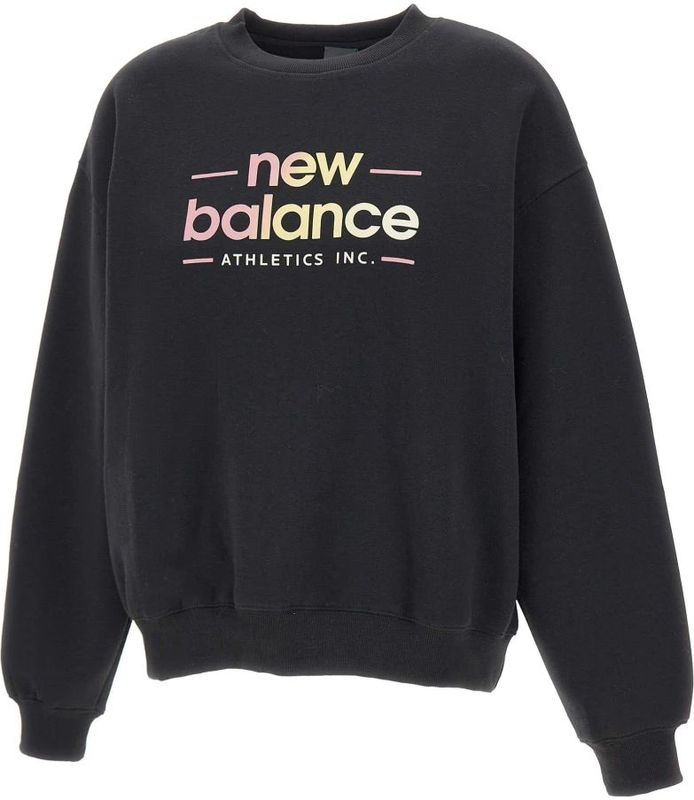 New Balance - Fleece Sweatshirt - Zwart - Dames