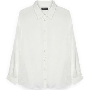 Fiorella Rubino, Dames, Blouses & Shirts, Wit, Maat: XS Satijn,