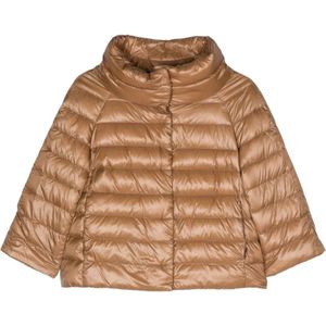 Herno, Dames, Jassen, Beige, Maat: L Katoen,