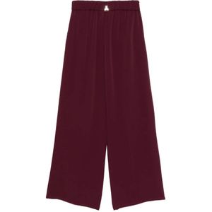 Patrizia Pepe, Dames, Broeken, Rood, Maat: S