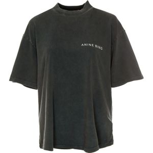 Anine Bing, Heren, Tops, Grijs, Maat: XS Katoen,