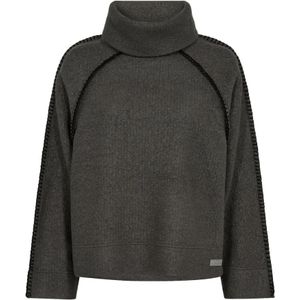 MOS Mosh, Dames, Truien, Grijs, Maat: M