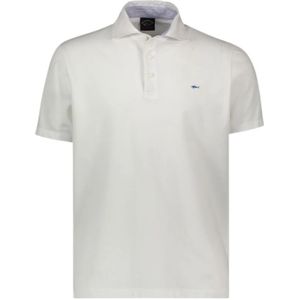 Paul & Shark, Heren, Tops, Wit, Maat: L Katoen,