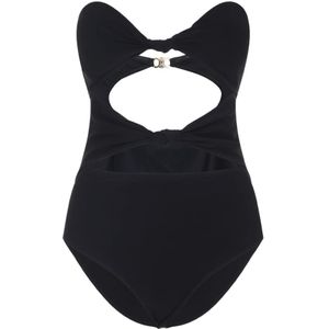 Celine, Dames, Badkleding, Zwart, Maat: S Polyamide,