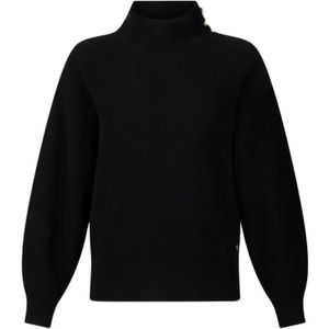 Liu Jo, Dames, Truien, Zwart, Maat: XL Wol,