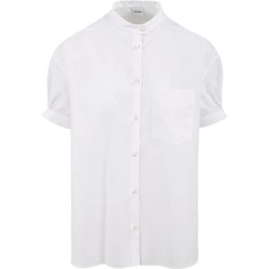 Aspesi, Dames, Blouses & Shirts, Wit, Maat: 2XS Katoen,
