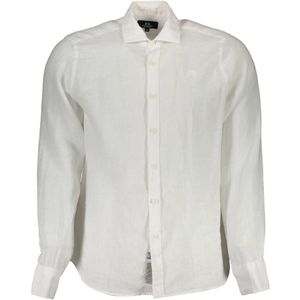 La Martina, Heren, Overhemden, Wit, Maat: S