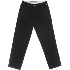 Obey, Heren, Broeken, Zwart, Maat: W28 Katoen,