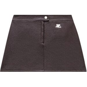 Courrèges, Dames, Rokken, Rood, Maat: S Katoen,