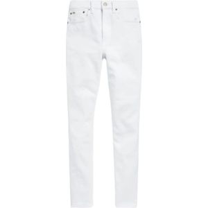Polo Ralph Lauren, Dames, Broeken, Wit, Maat: W24 Katoen,