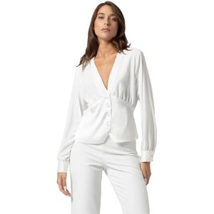 Kocca, Dames, Blouses & Shirts, Wit, Maat: XL