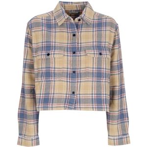 Obey, Dames, Blouses & Shirts, Veelkleurig, Maat: XS Flanel,