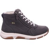 Remonte - High-Top Sneakers - Donkerbruin - Sleehak - Vetersluiting
