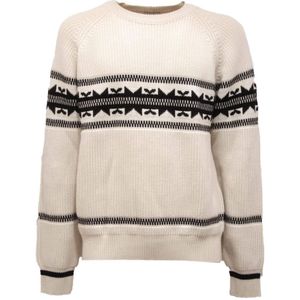 Paolo Pecora, Heren, Truien, Wit, Maat: XL Wol,