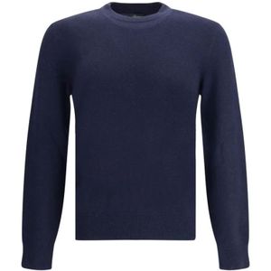 Brioni, Heren, Truien, Blauw, Maat: M Kasjmier,