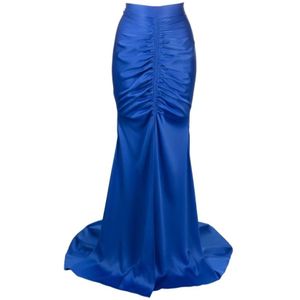 Alex Perry, Dames, Rokken, Blauw, Maat: 2XS Satijn,