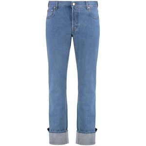Gucci, Heren, Jeans, Blauw, Maat: W32 Denim,