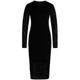 Joop! - Nauwsluitende Jurk - Zwart - Midi - Krokodillenprint