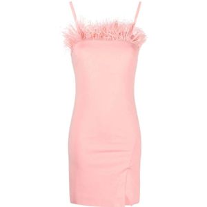 Twinset, Dames, Jurken, Roze, Maat: XS Nylon,