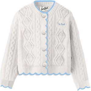 MC2 Saint Barth, Dames, Truien, Wit, Maat: S