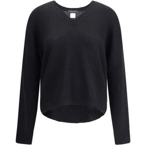 Fabiana Filippi - Kasjmier V-hals Trui - Zwart - Dames